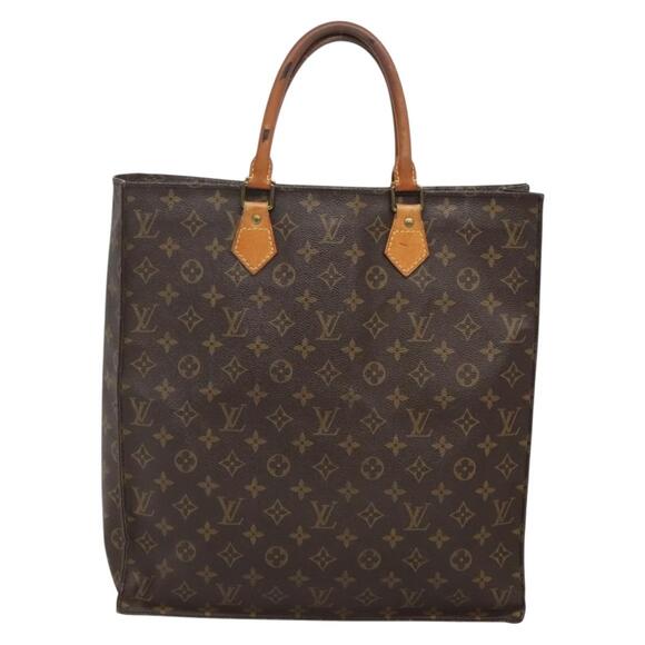 LOUIS VUITTON Monogram Sac Plat Hand Bag M51140 - Picture 3 of 12